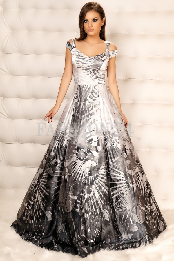 Rochie Lunga Special Gray