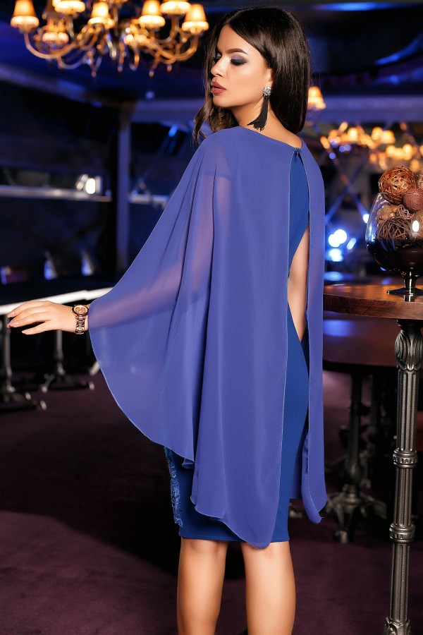 Rochie albastra de seara Elena