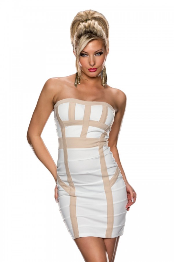 Rochie Special Lines White thumbnail