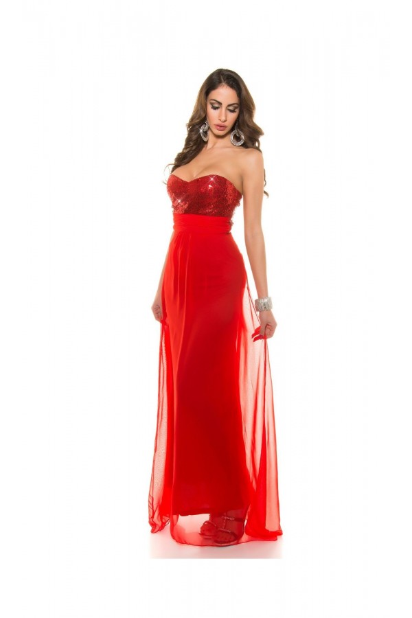 Rochie Long Attraction Red