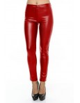 Pantaloni Piele Eco Red Addiction